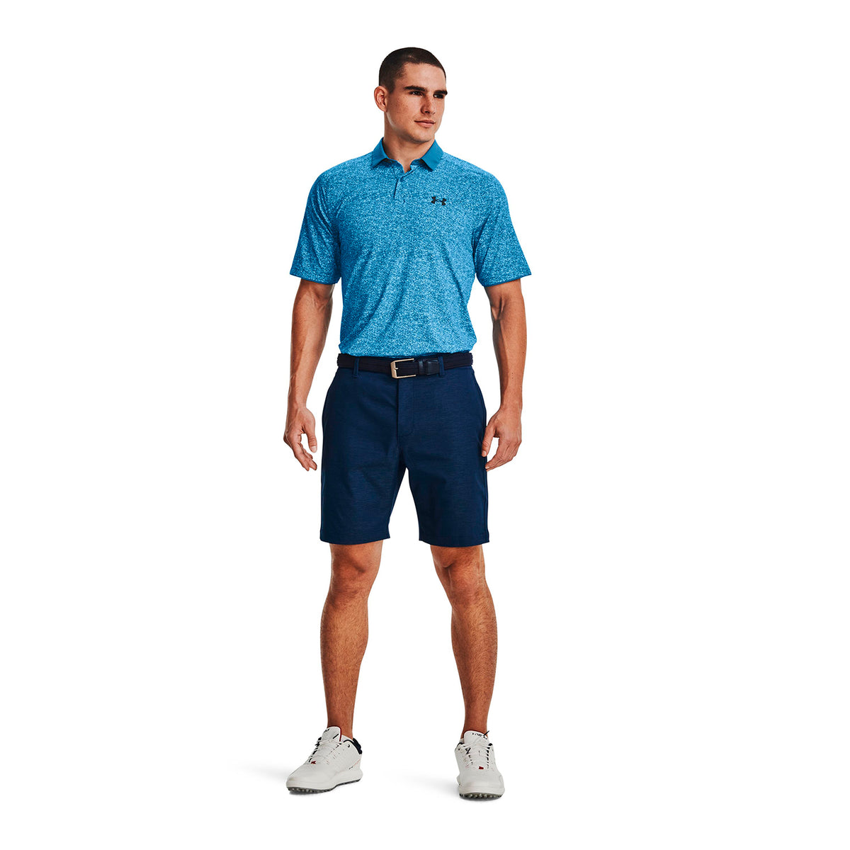 Short Golf Hombre Color Azul-5