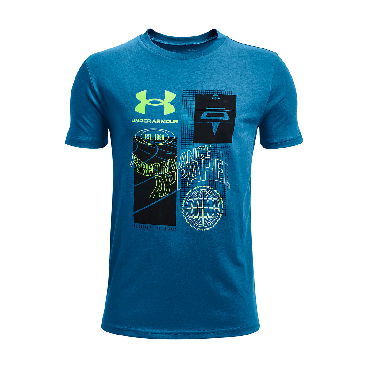 Camiseta Training Niño Color Azul-1