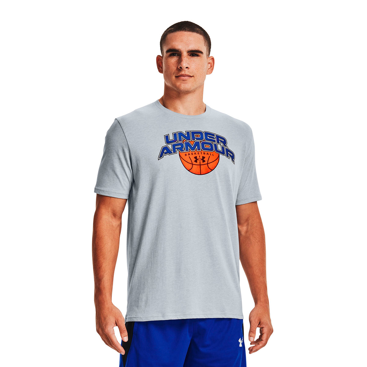 Camiseta Basketball Hombre Color Gris-3