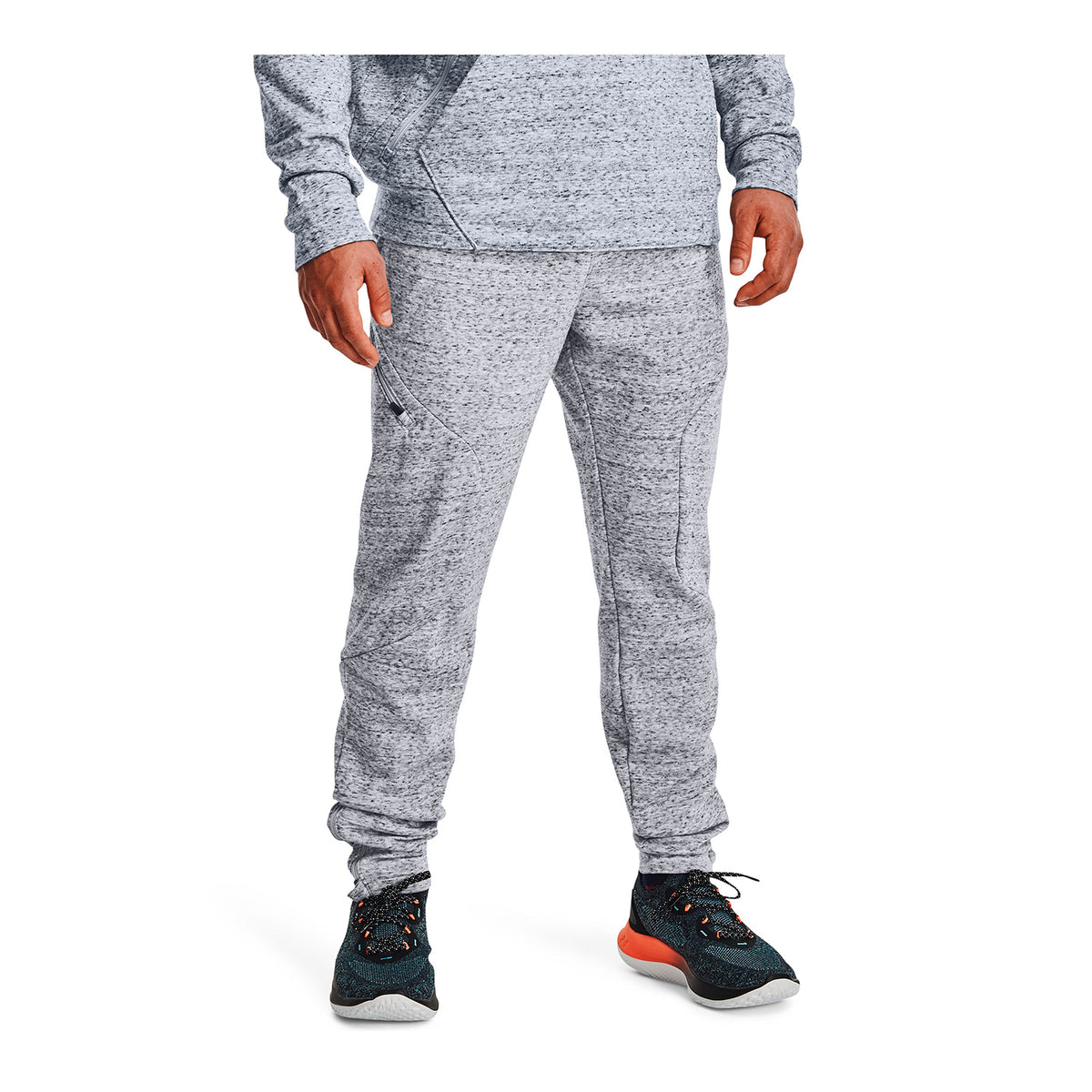 Jogger Basketball Hombre Color Gris-3