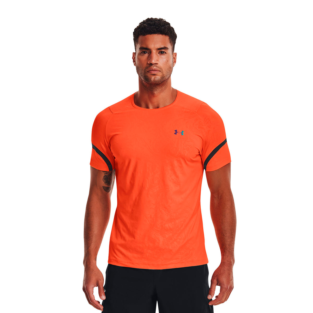 Camiseta Training Hombre Color Naranja-3