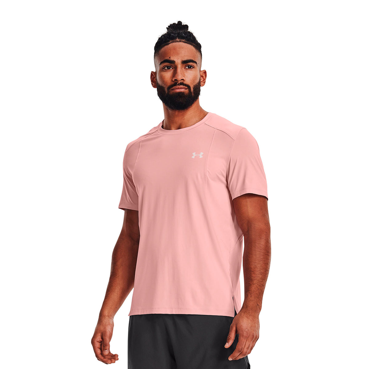 Camiseta Running Hombre Color Rosado-3