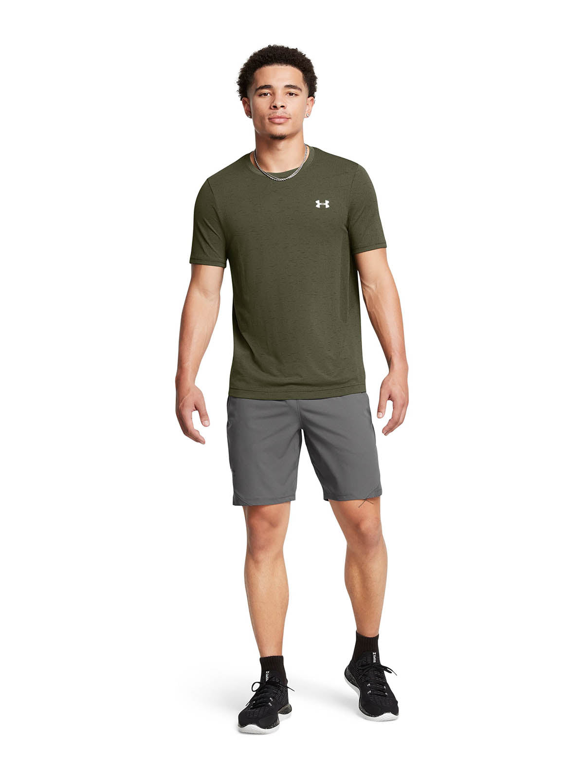Short Training Hombre Color Gris-5