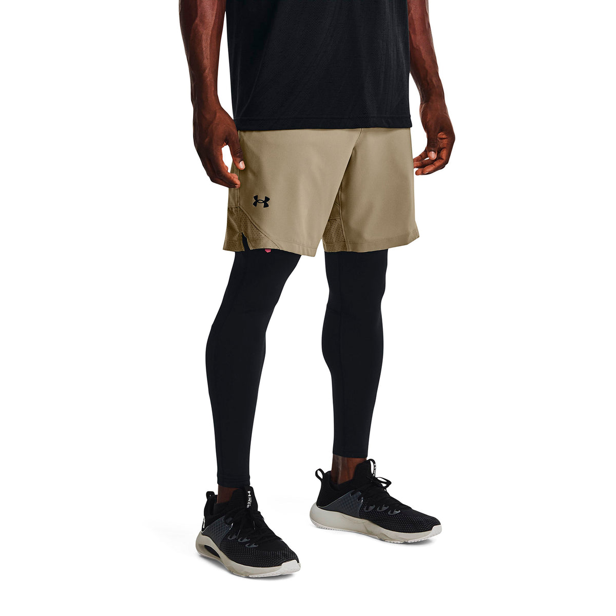 Short Training Hombre Color Gris-3