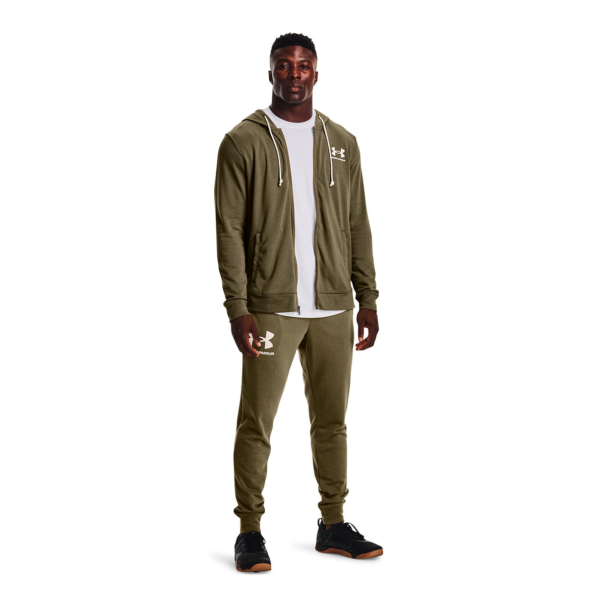 Buzo Training Hombre Color Verde-5