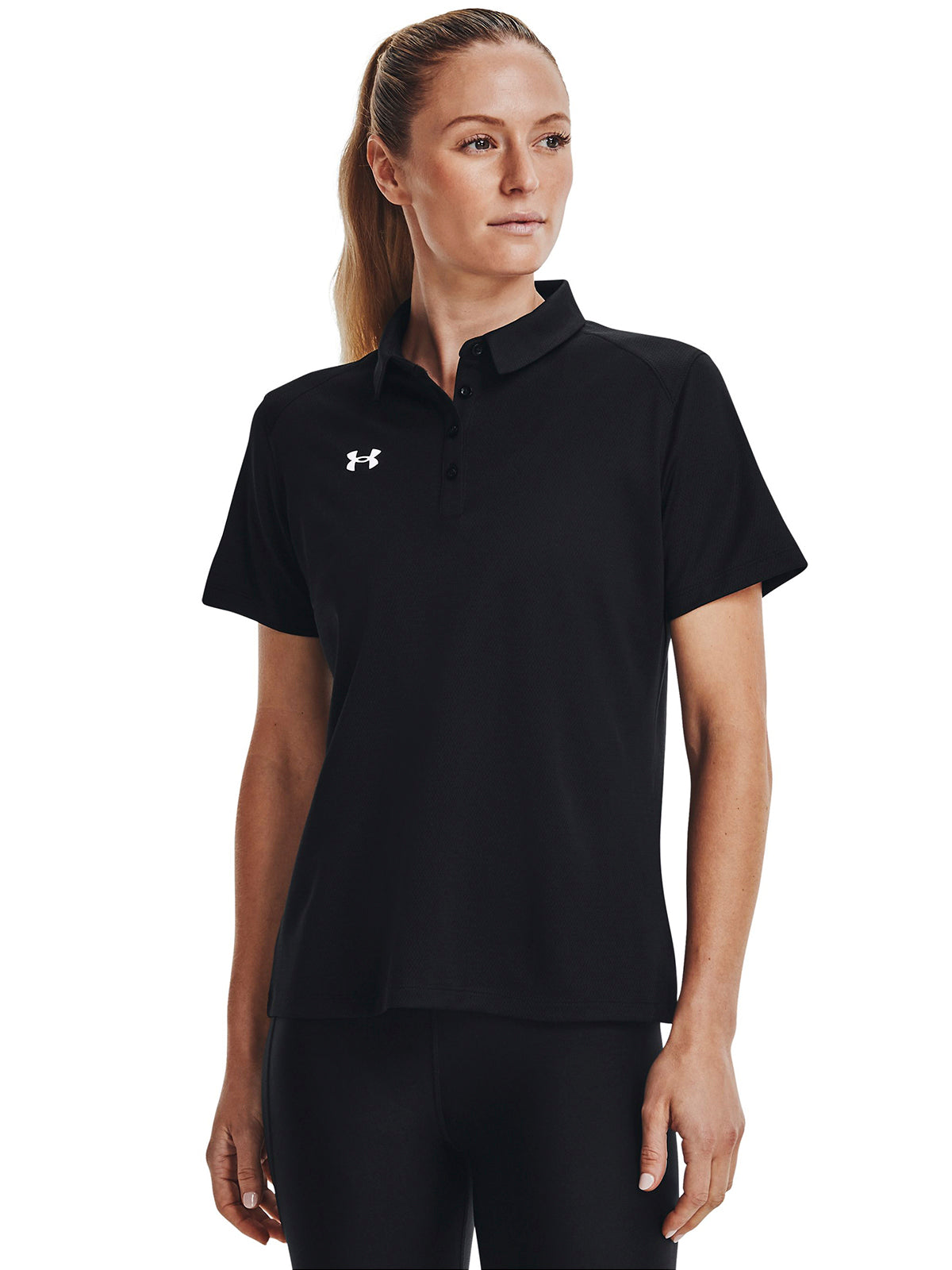 Polo Golf Mujer Color Negro-3