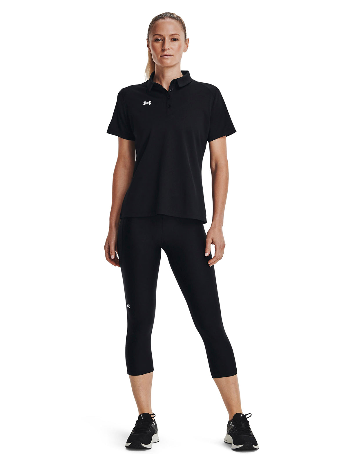 Polo Golf Mujer Color Negro-5