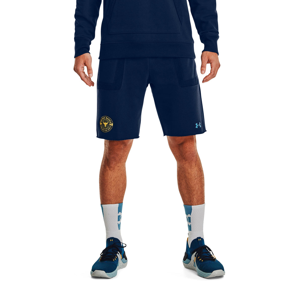 Short Training Hombre Color Azul-3