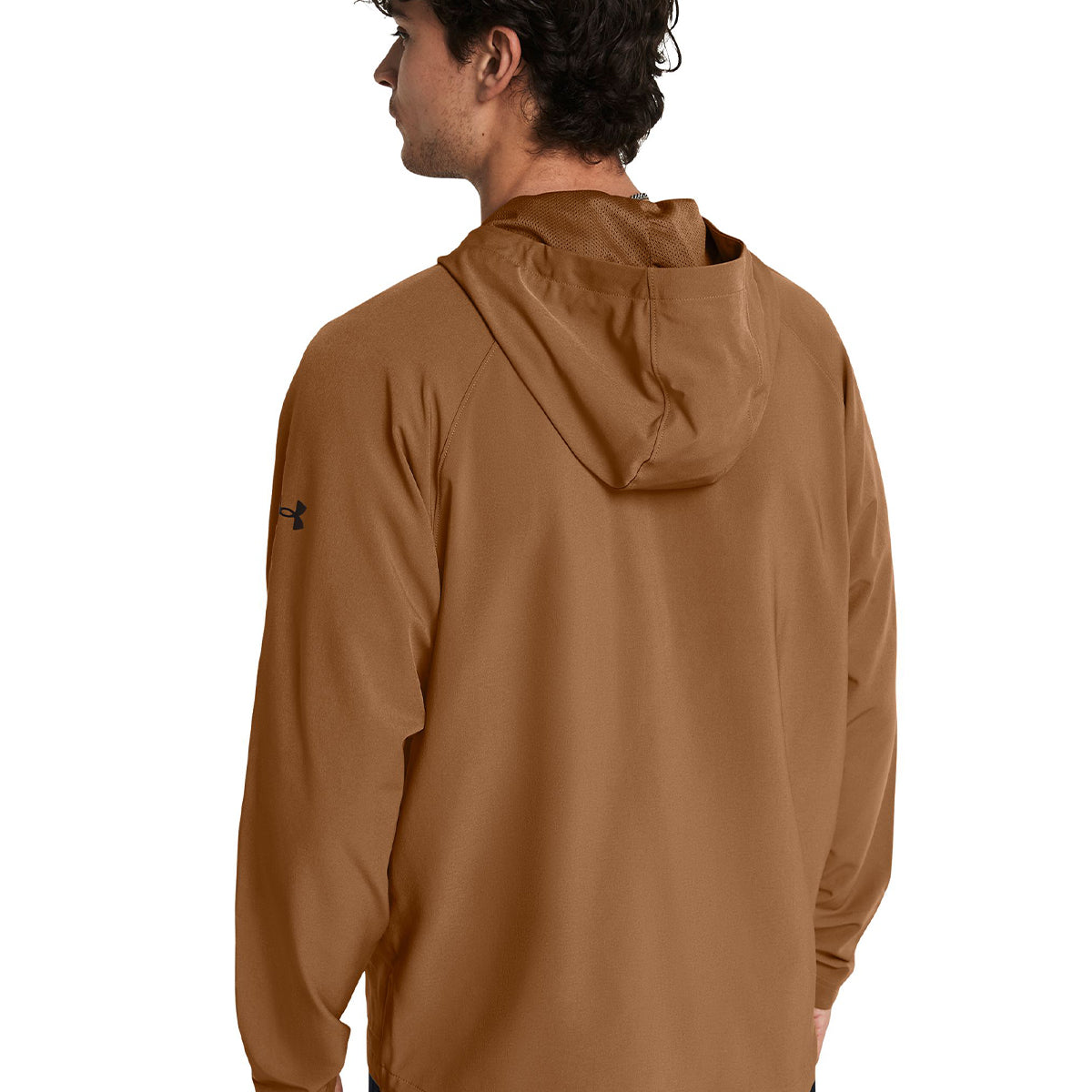 Chaqueta Training Hombre Color Café-2