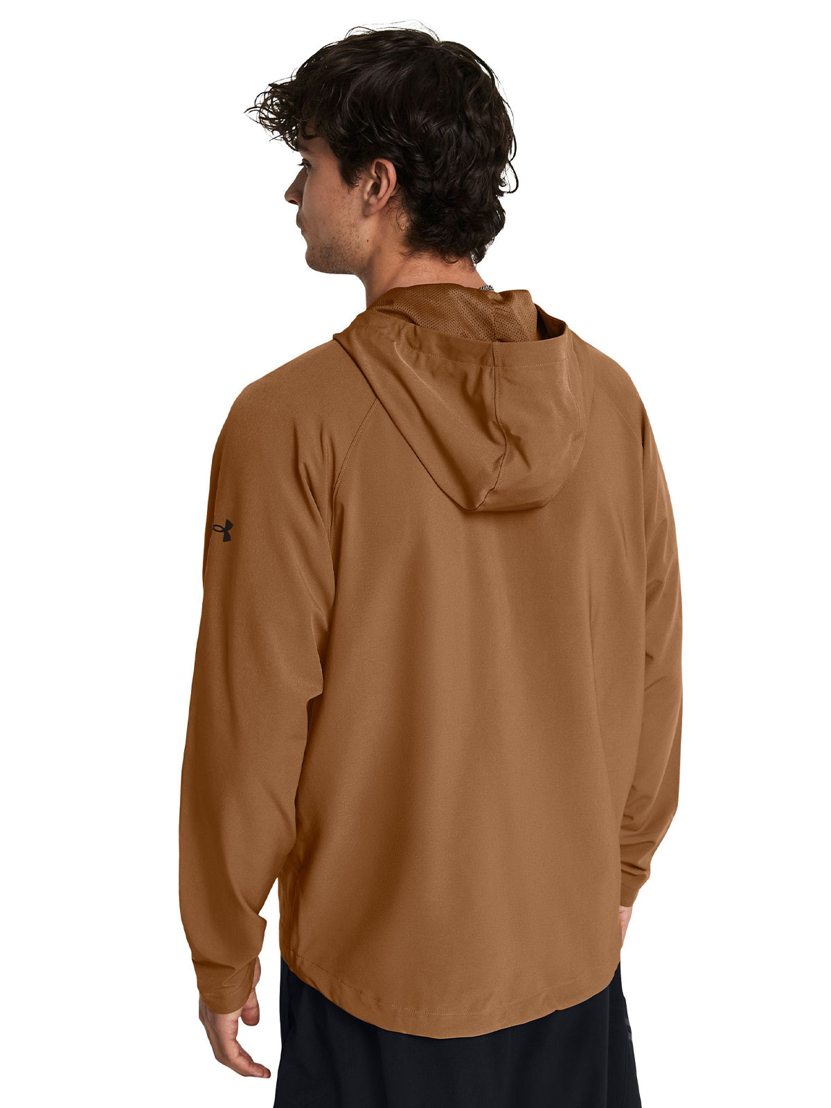 Chaqueta Training Hombre Color Café-2