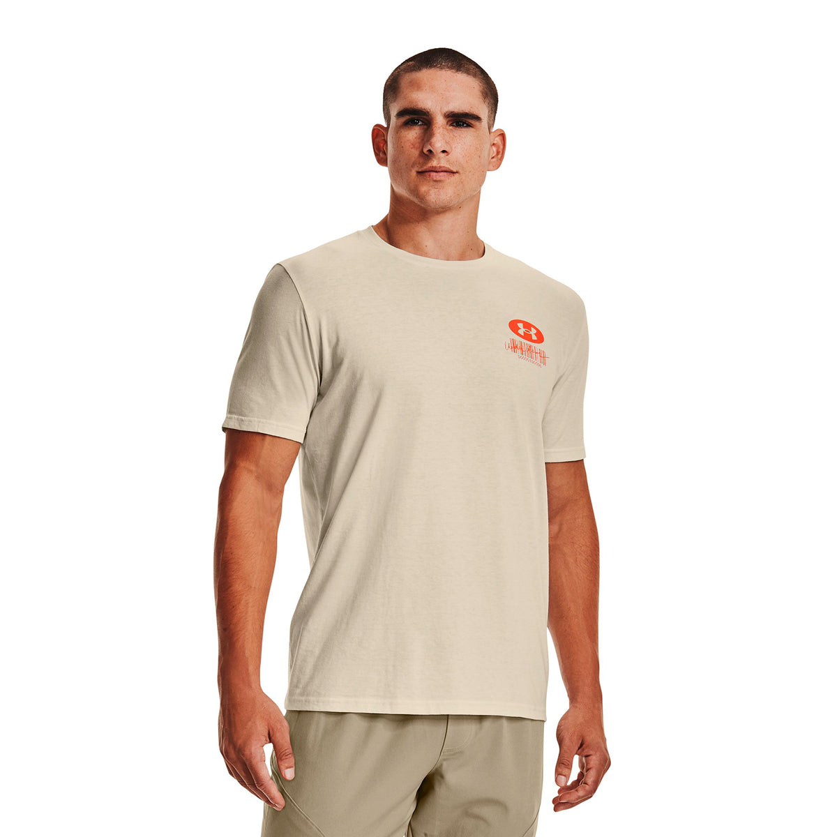 Camiseta Training Hombre Color Café-3