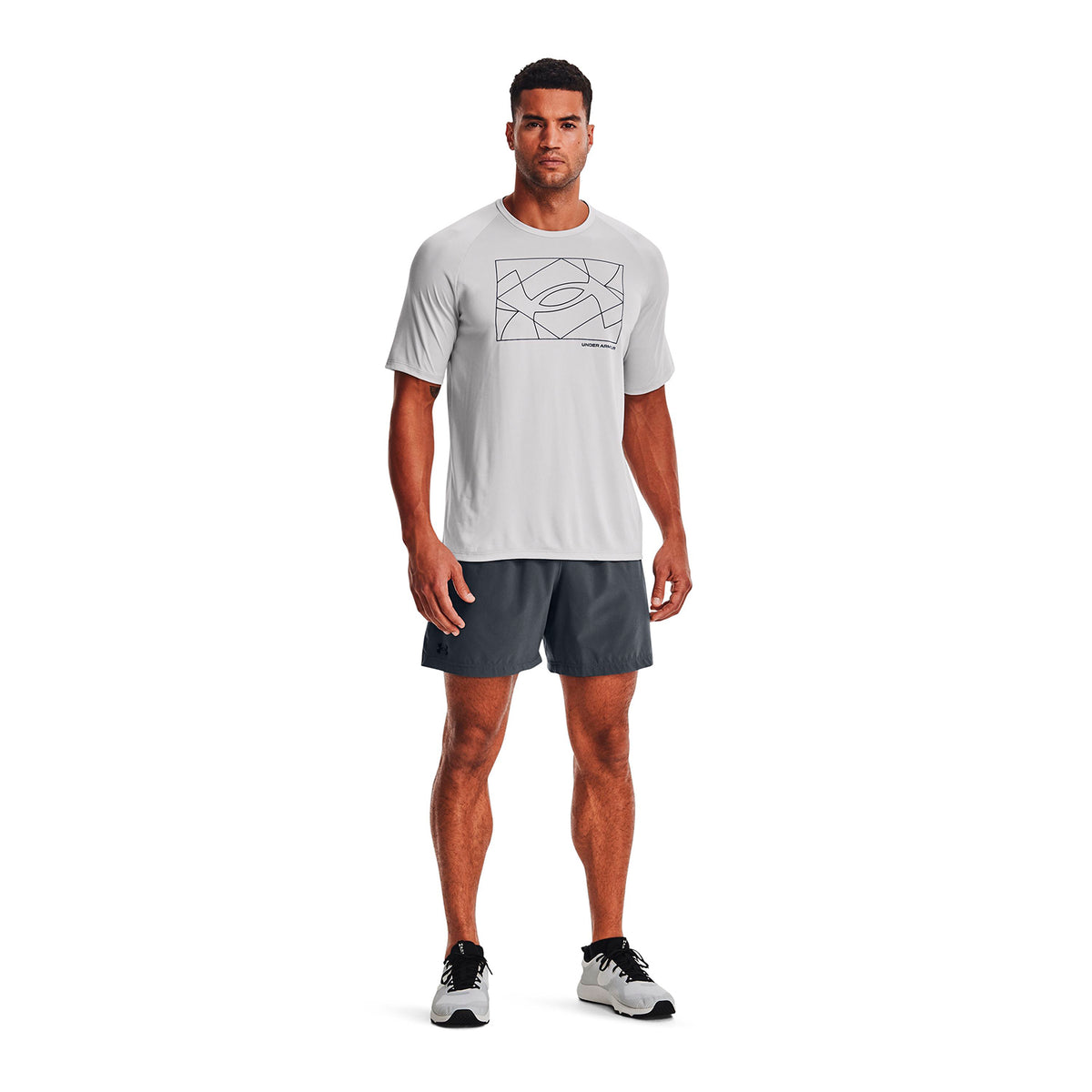 Camiseta Fútbol Hombre Color Gris-5