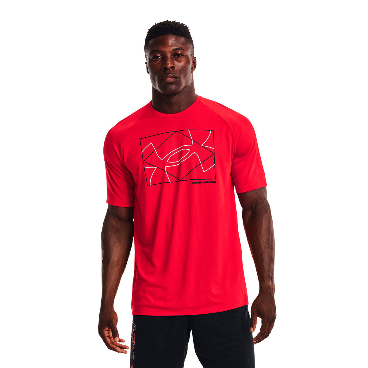 Camiseta Training Hombre Color Rojo-3