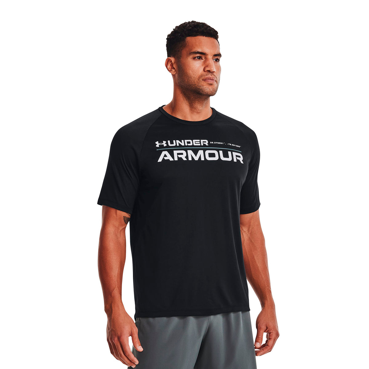 Camiseta Training Hombre Color Negro-3