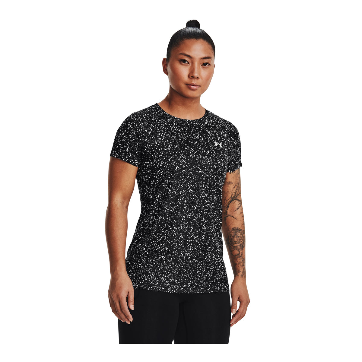 Camiseta Fútbol Mujer Color Negro-3