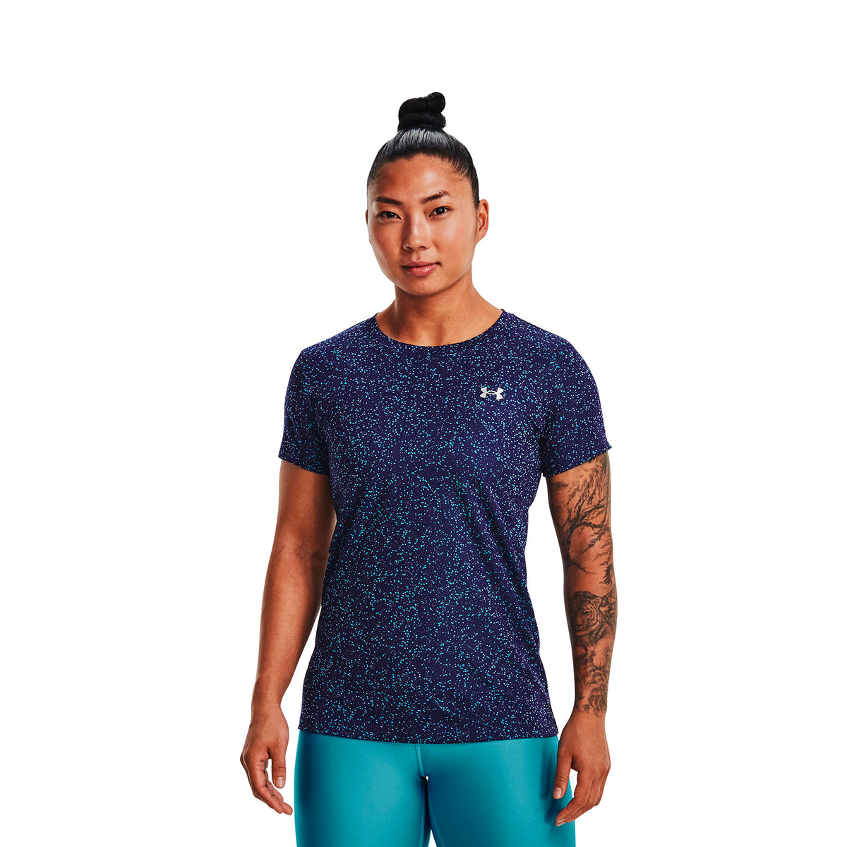 Camiseta Fútbol Mujer Color Azul-3