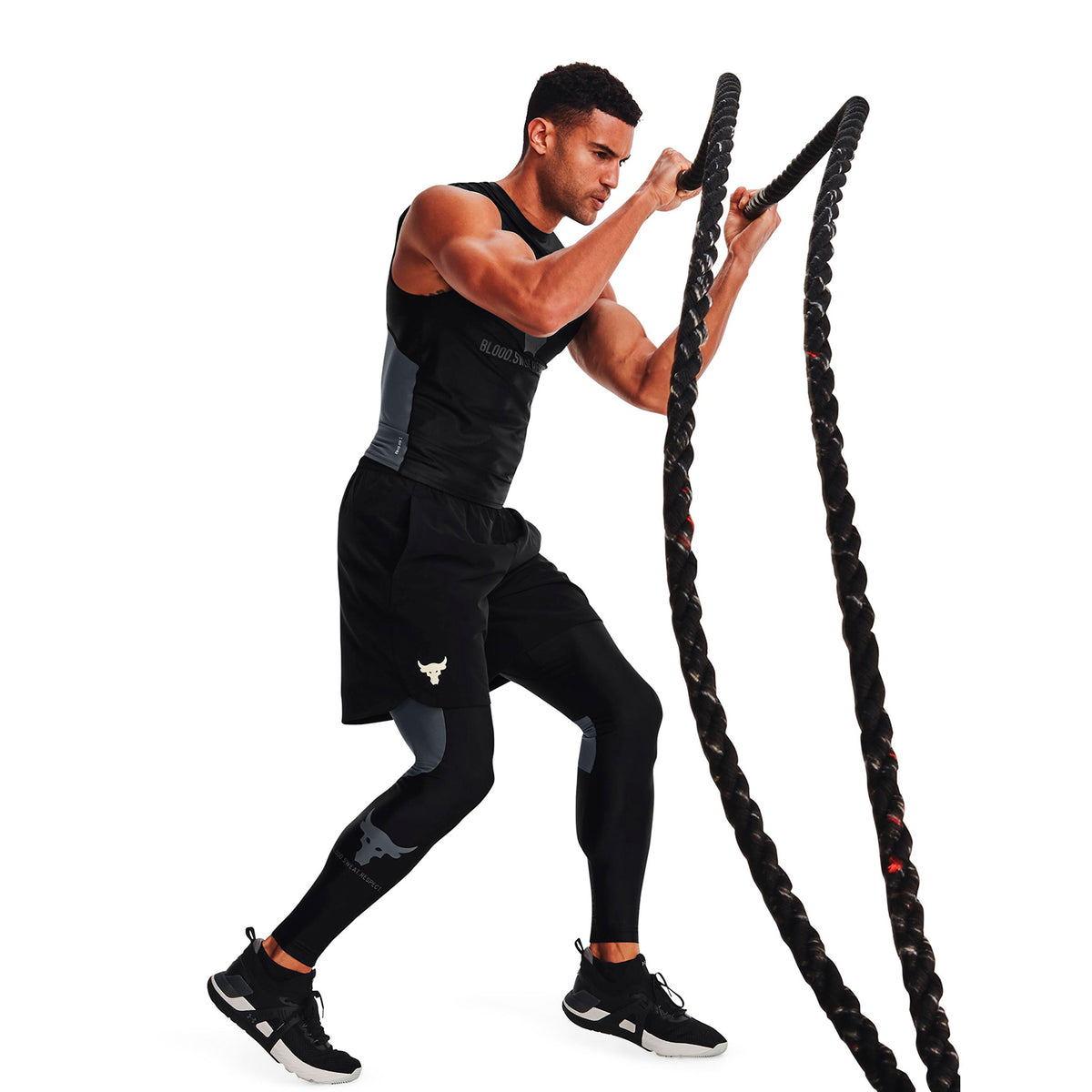 Leggings Training Hombre Color Negro-3