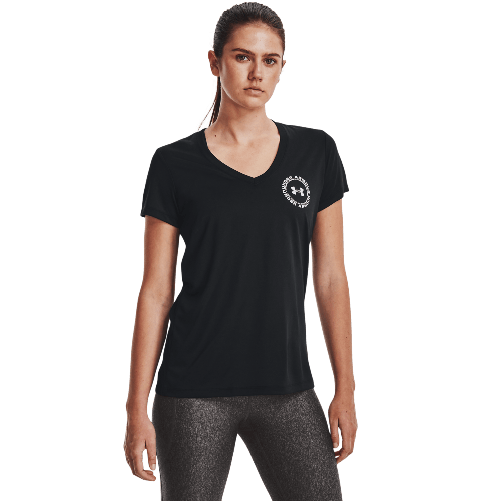 Camiseta Fútbol Mujer Color Negro