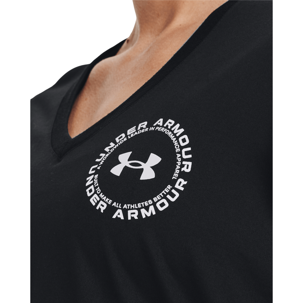 Camiseta Fútbol Mujer Color Negro