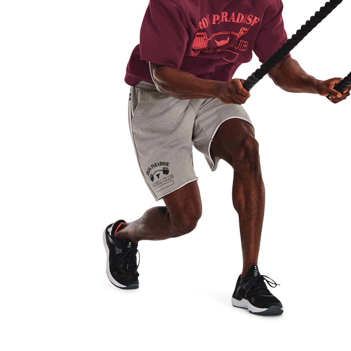 Short Training Hombre Color Gris-3