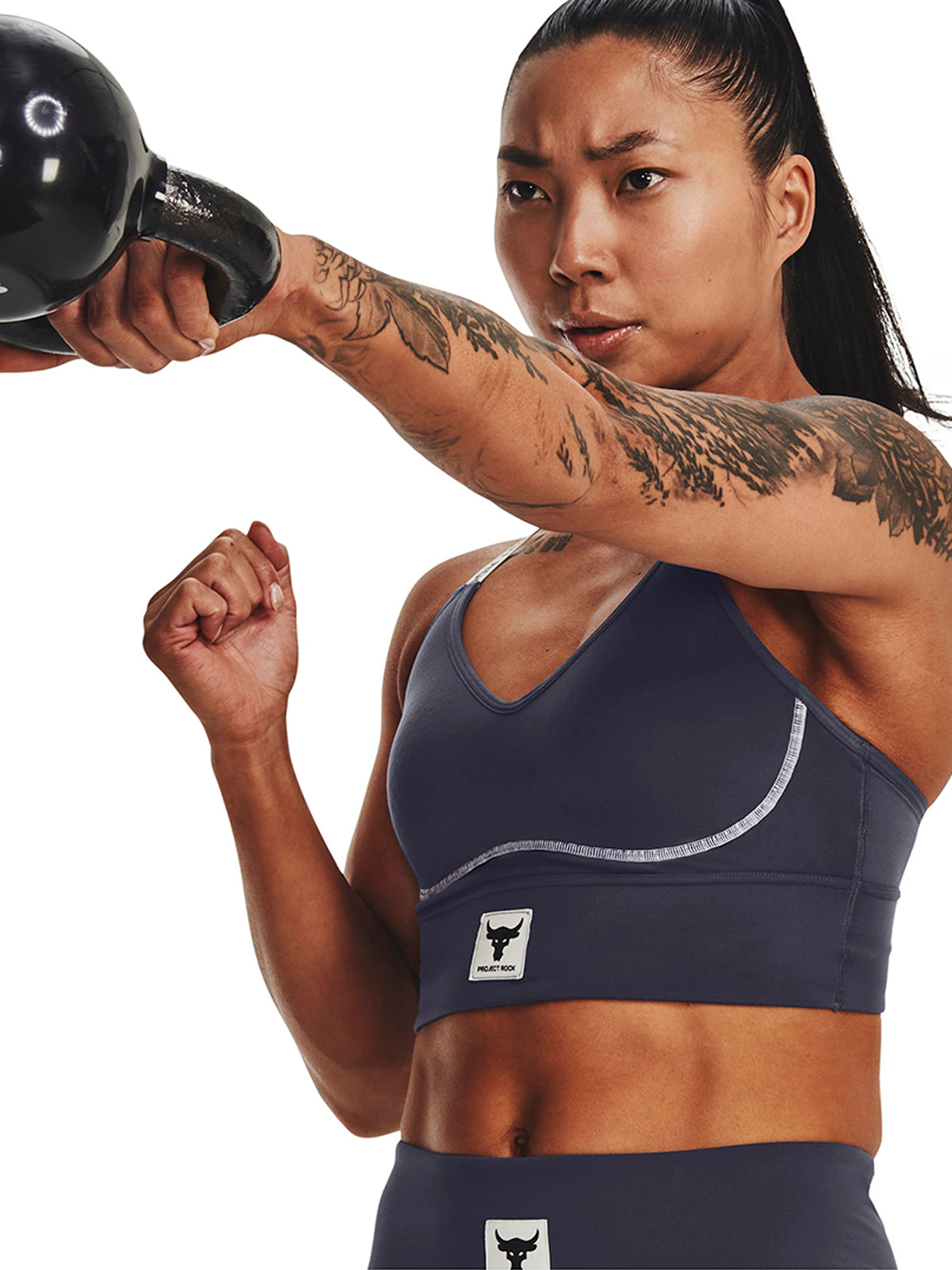 Bras Training Mujer Color Gris-3