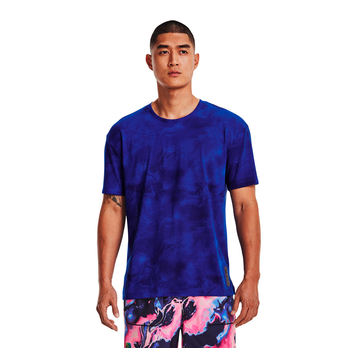 Camiseta Running Hombre Color Azul-3