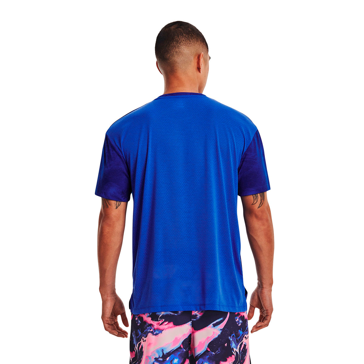 Camiseta Running Hombre Color Azul-4