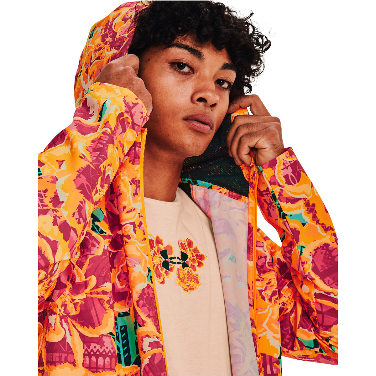 Chaqueta Running Hombre Color Naranja-3