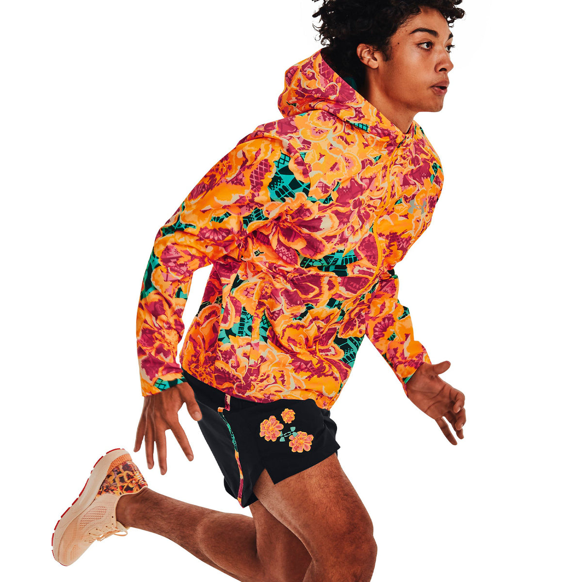 Chaqueta Running Hombre Color Naranja-4