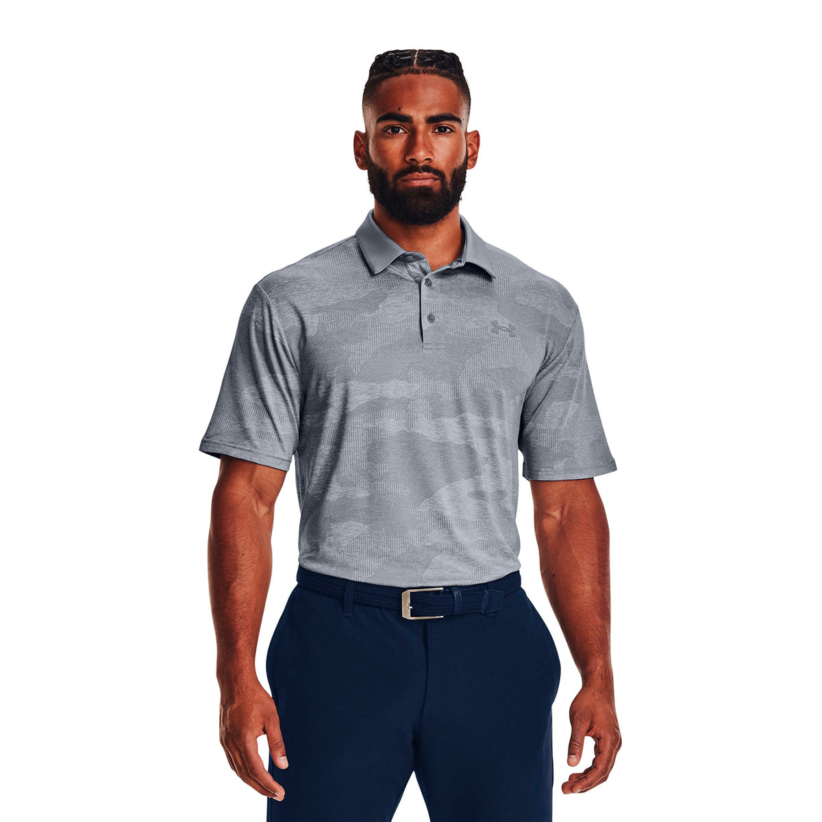 Polo Golf Hombre Color Gris-3