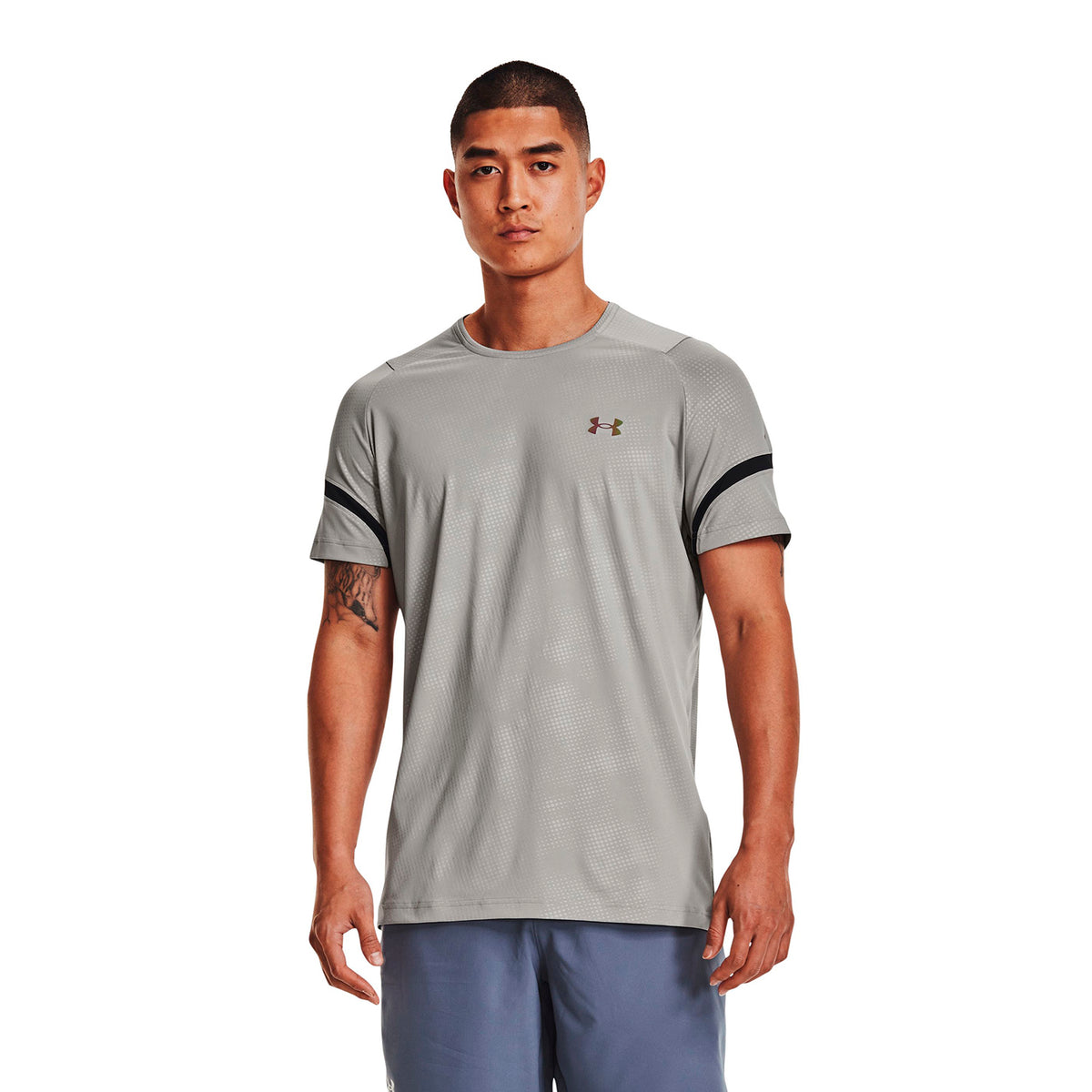 Camiseta Fútbol Hombre Color Gris-3