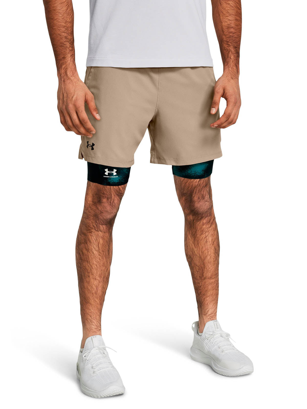 Short Training Hombre Color Café-3