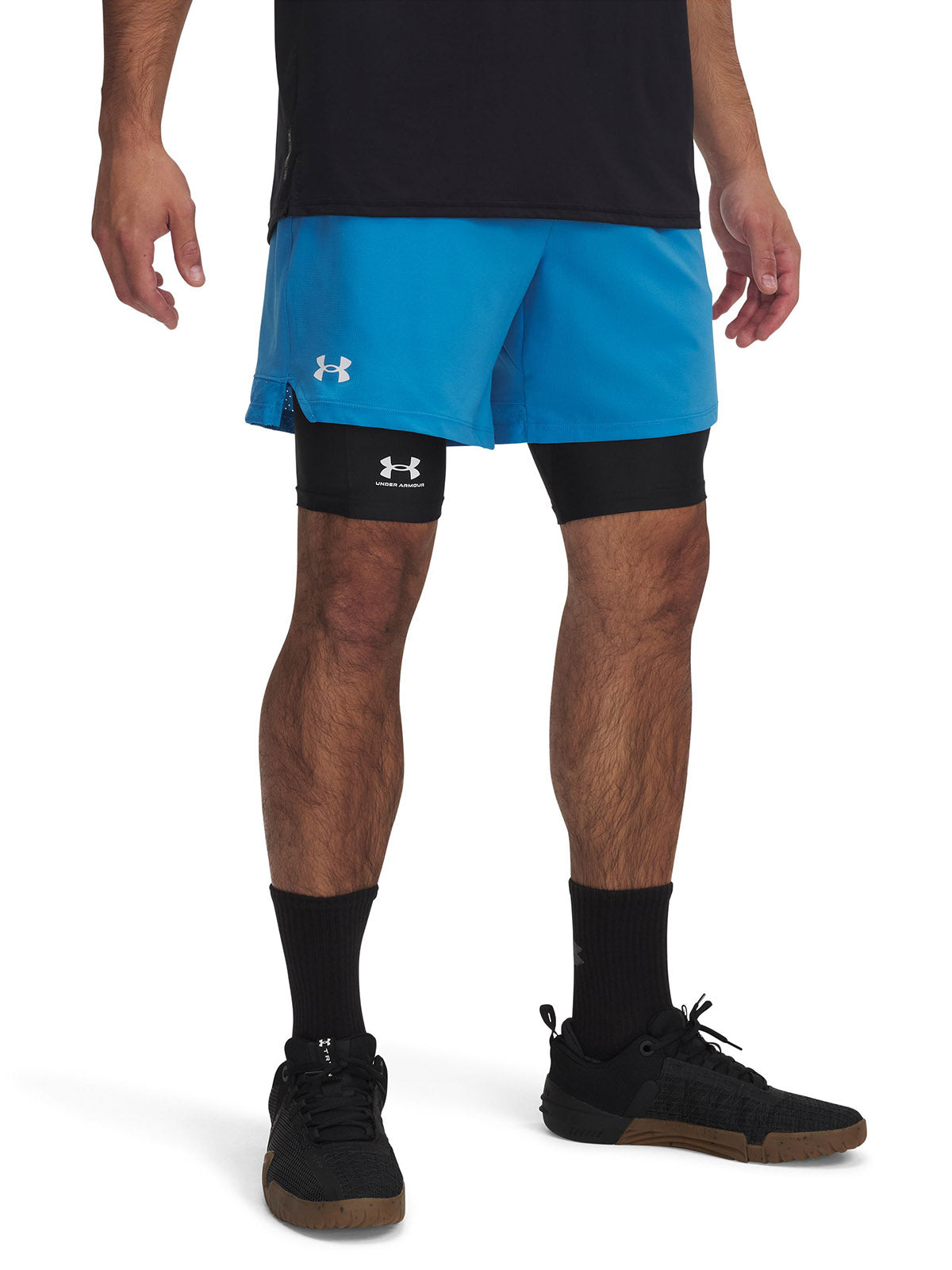 Short Training Hombre Color Azul-1