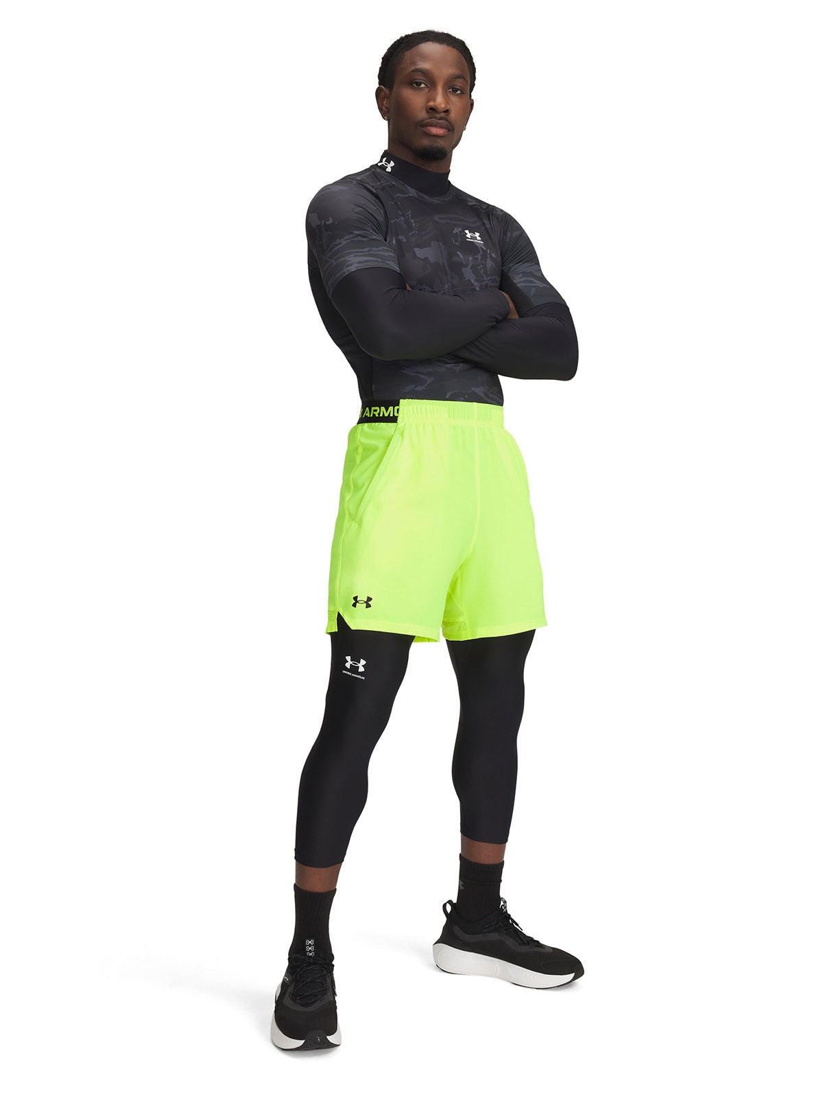 Short Training Hombre Color Amarillo-3