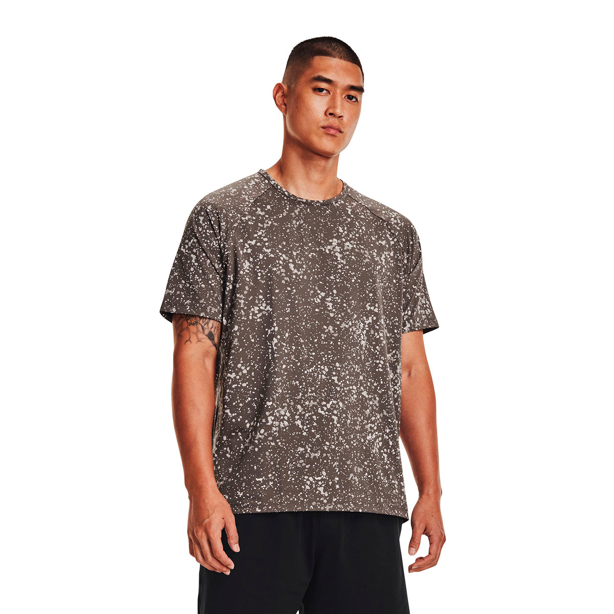 Camiseta Training Hombre Color Café-3