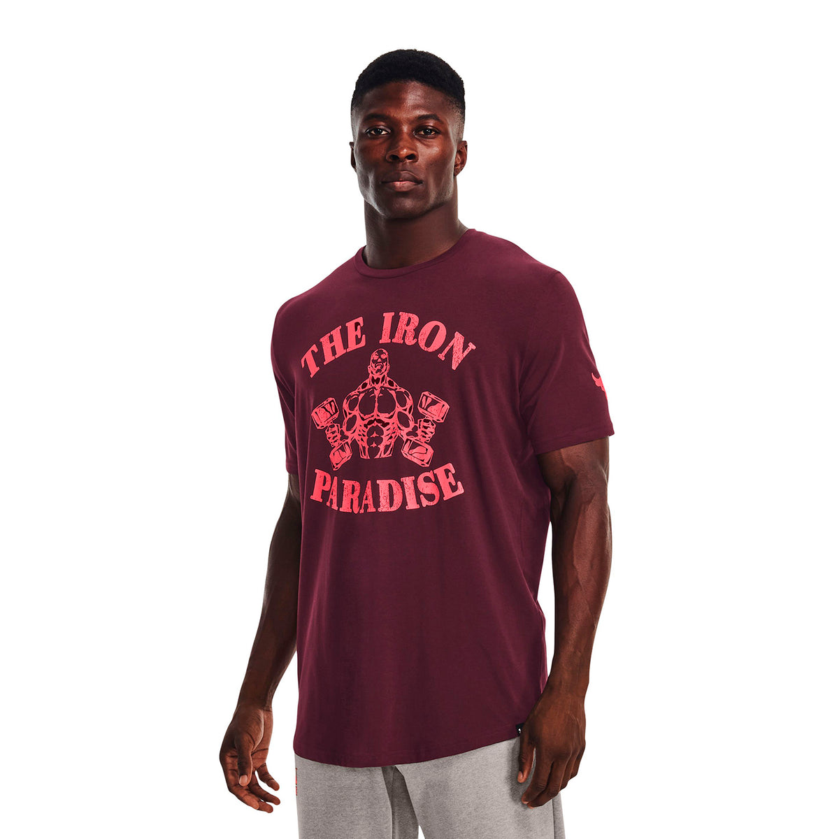 Camiseta Training Hombre Color Rojo-3