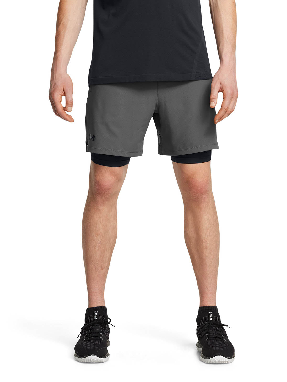 Short Training Hombre Color Gris-3