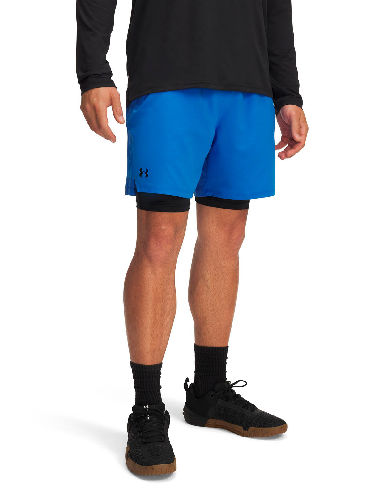 Short Training Hombre Color Azul-1