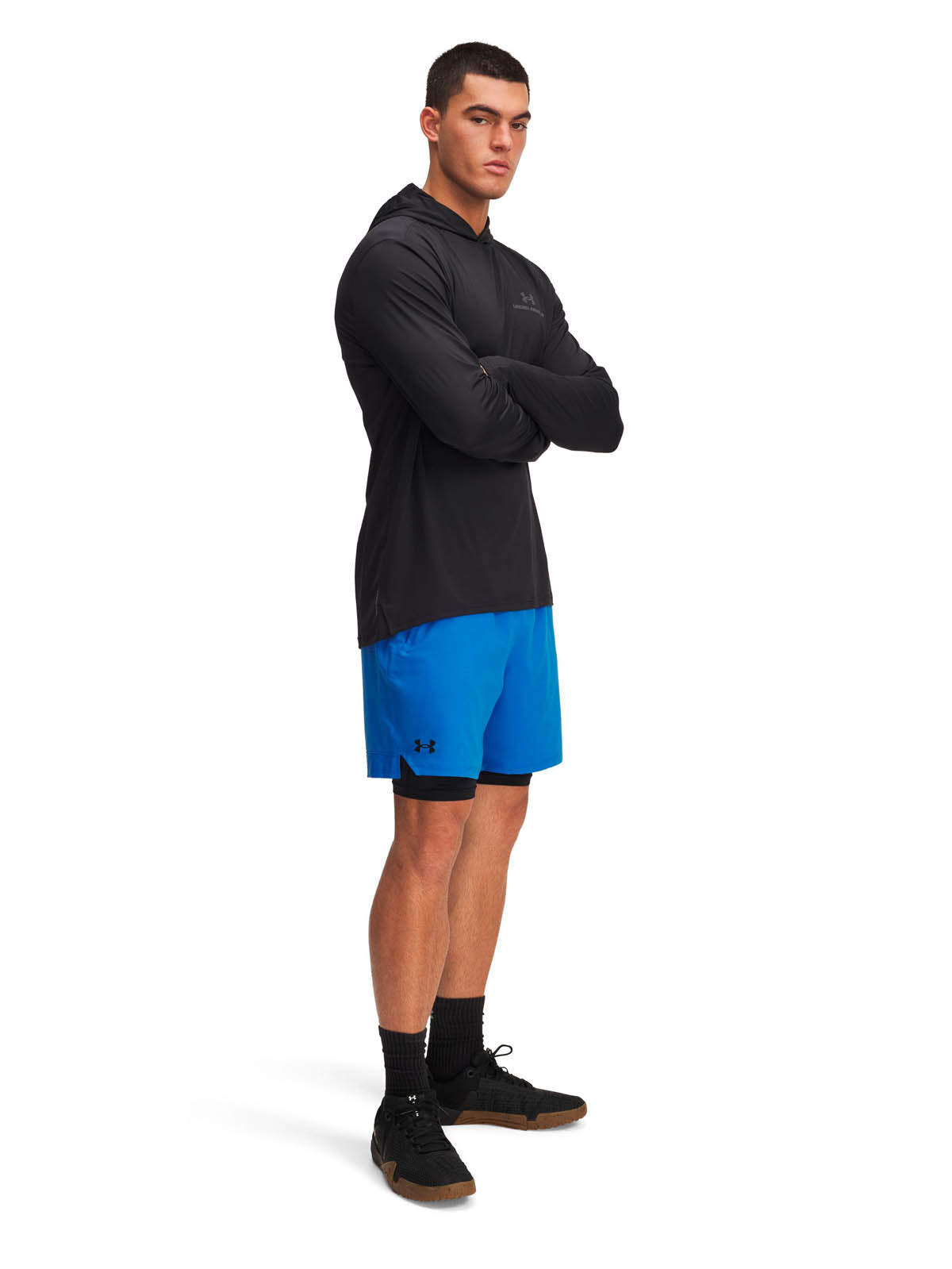 Short Training Hombre Color Azul-3