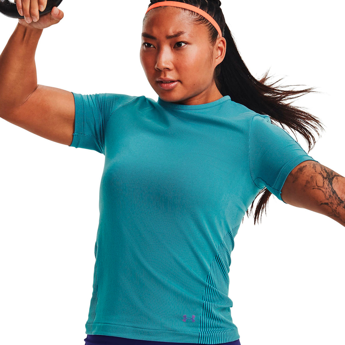 Camiseta Fútbol Mujer Color Azul-3