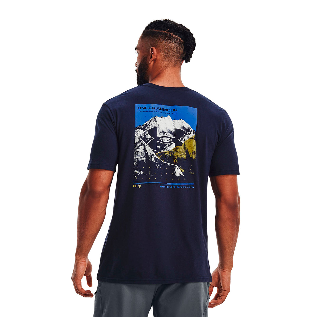 Camiseta Outdoor Hombre Color Azul-3