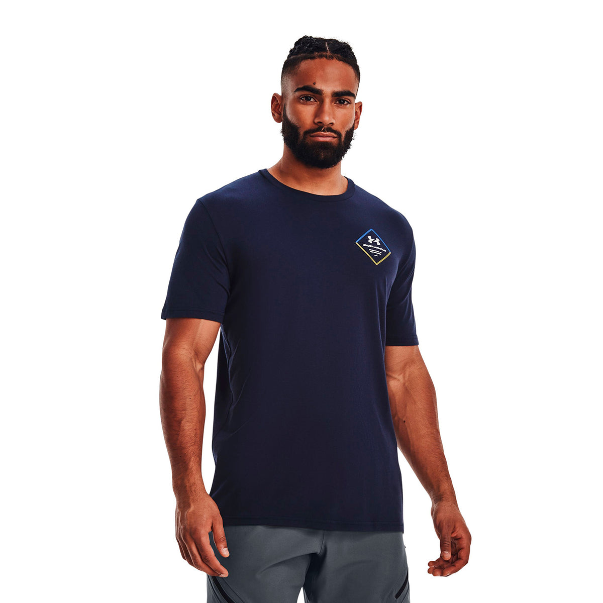 Camiseta Outdoor Hombre Color Azul-4
