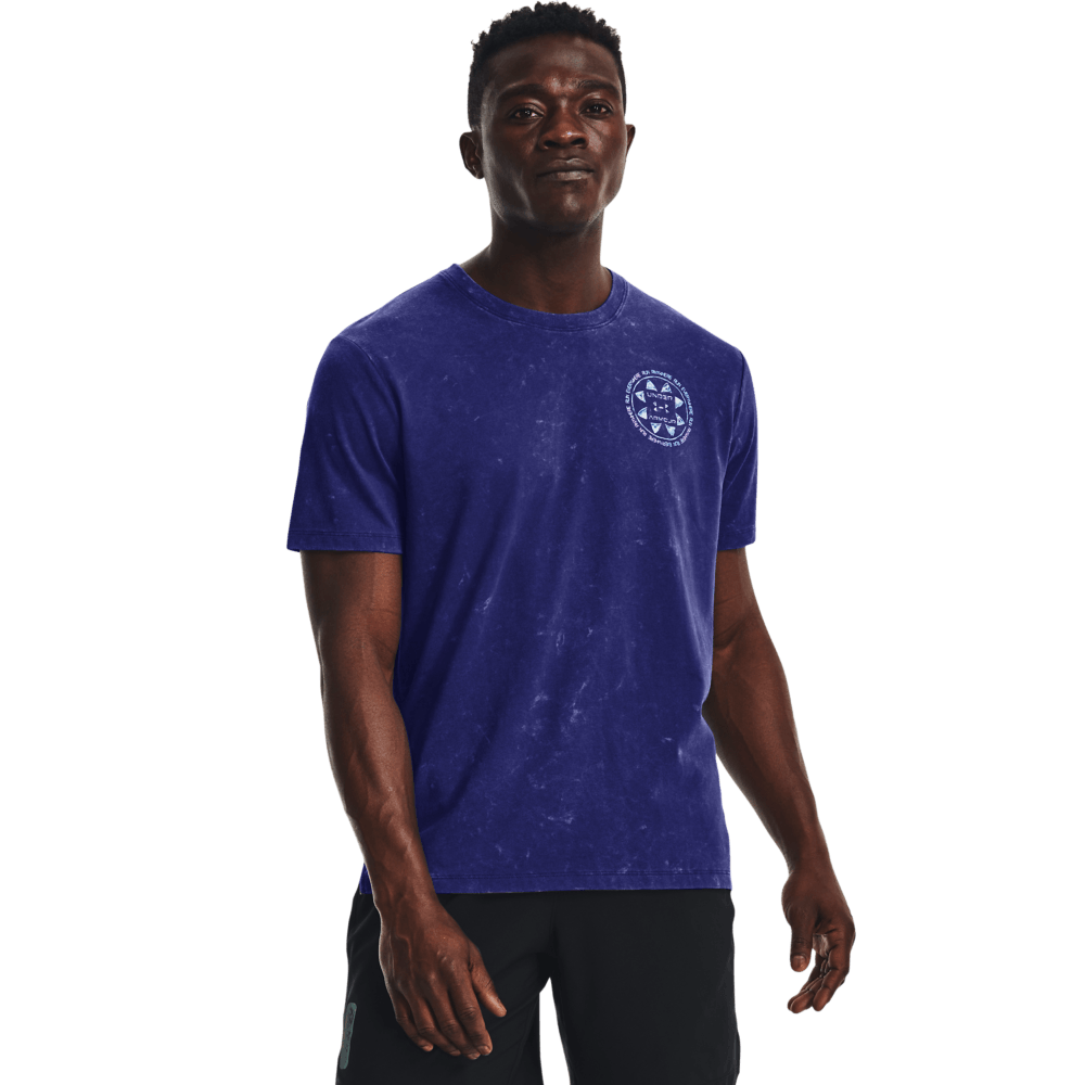 Camiseta Running Hombre Color Azul