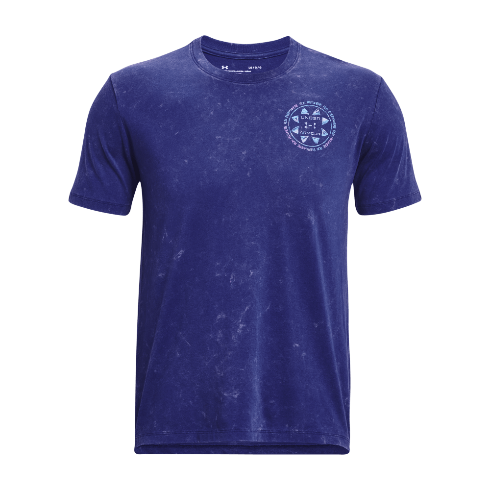 Camiseta Running Hombre Color Azul