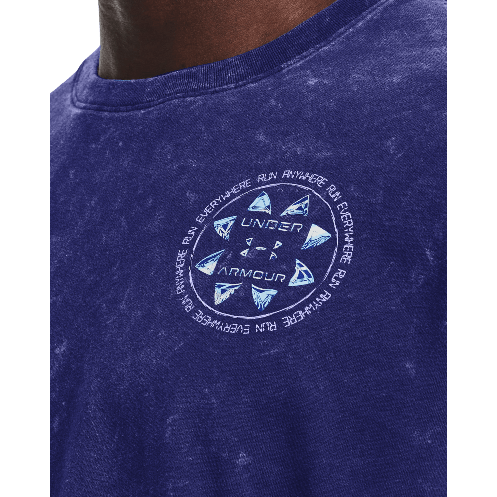 Camiseta Running Hombre Color Azul