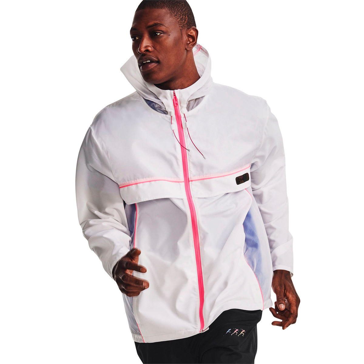 Chaqueta Running Hombre Color Blanco-3