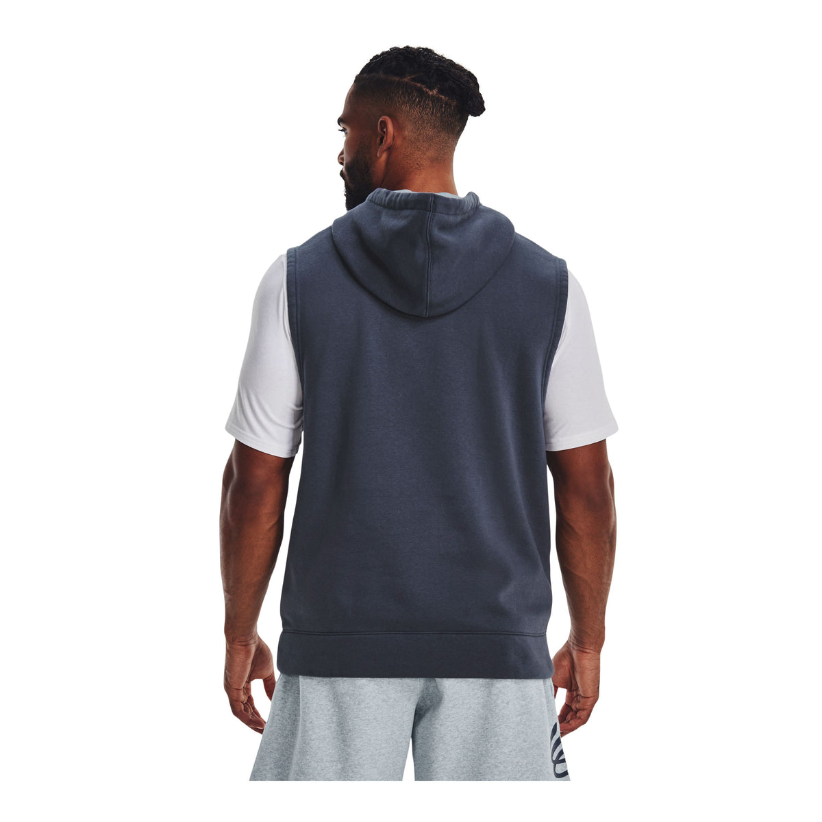Buzo Basketball Hombre Color Gris-4