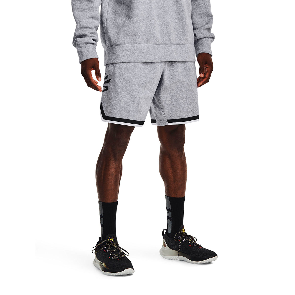 Short Basketball Hombre Color Gris-3