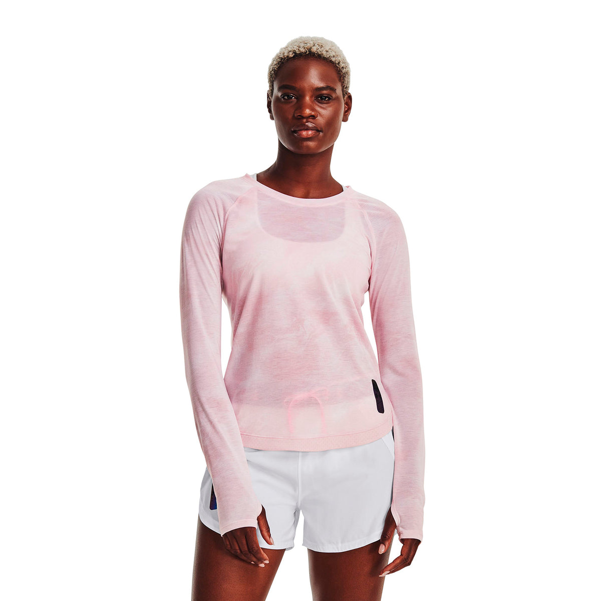 Camiseta Running Mujer Color Rosado-3