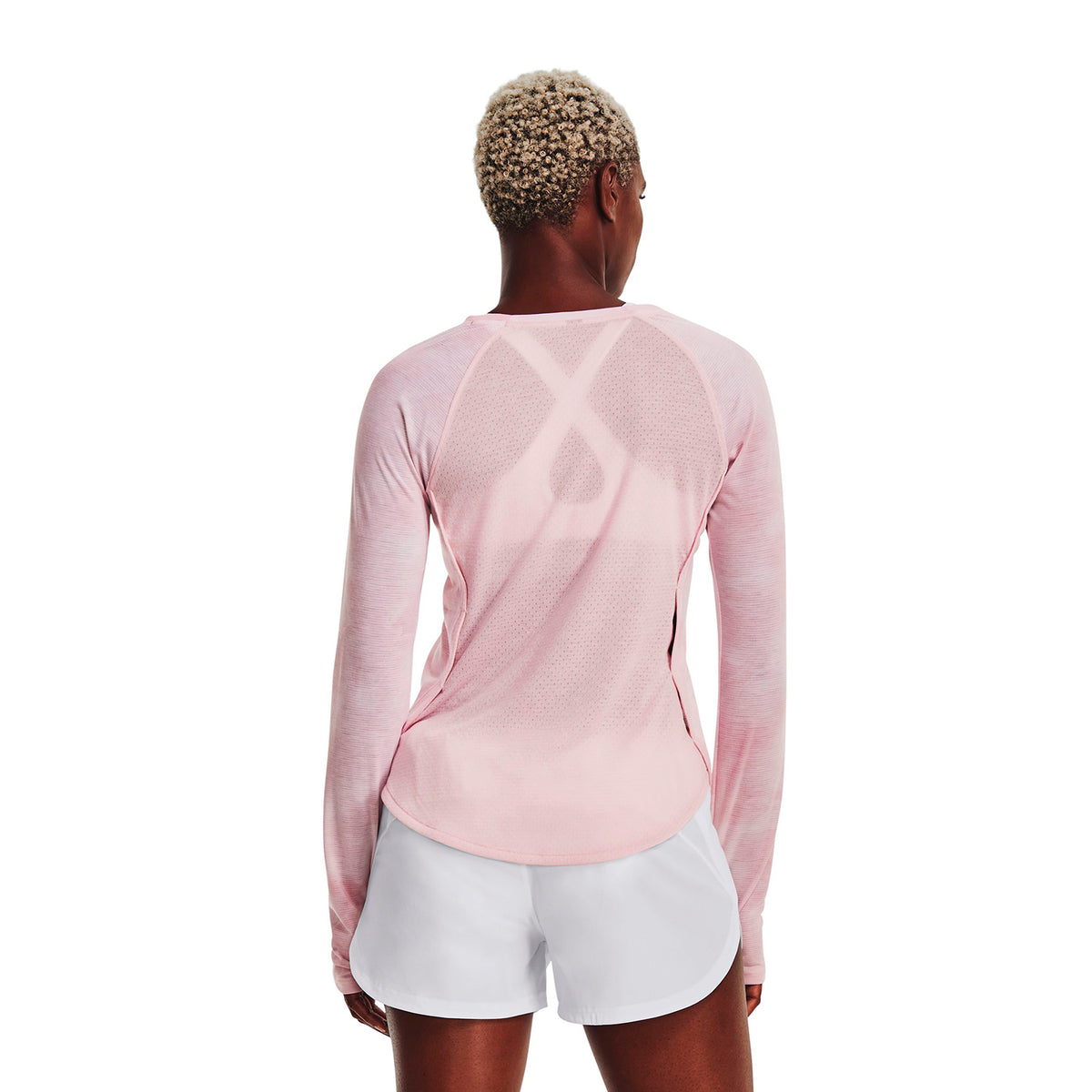 Camiseta Running Mujer Color Rosado-4
